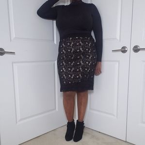 Black Lace Skirt